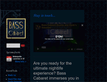 Tablet Screenshot of basscabaret.com